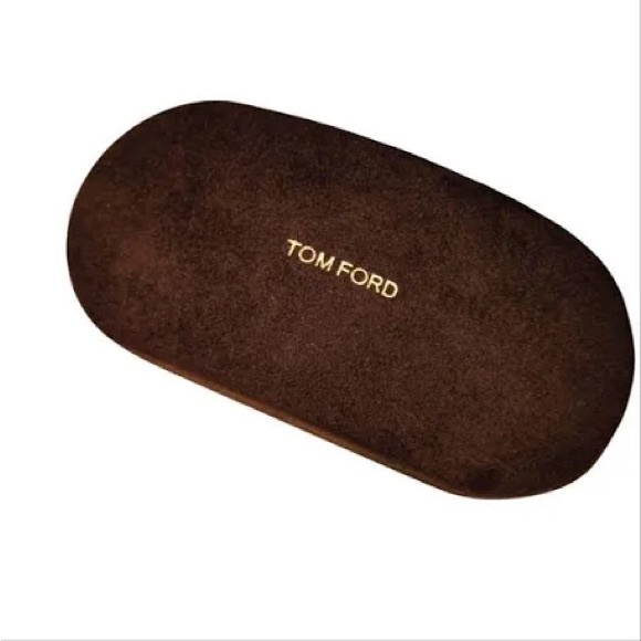 Tom Ford Velvet Eyeglass Hard Case Sunglasses Rich Brown ✨ - Picture 1 of 3